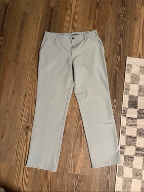 adidas Men's Light Gray Dress Pants